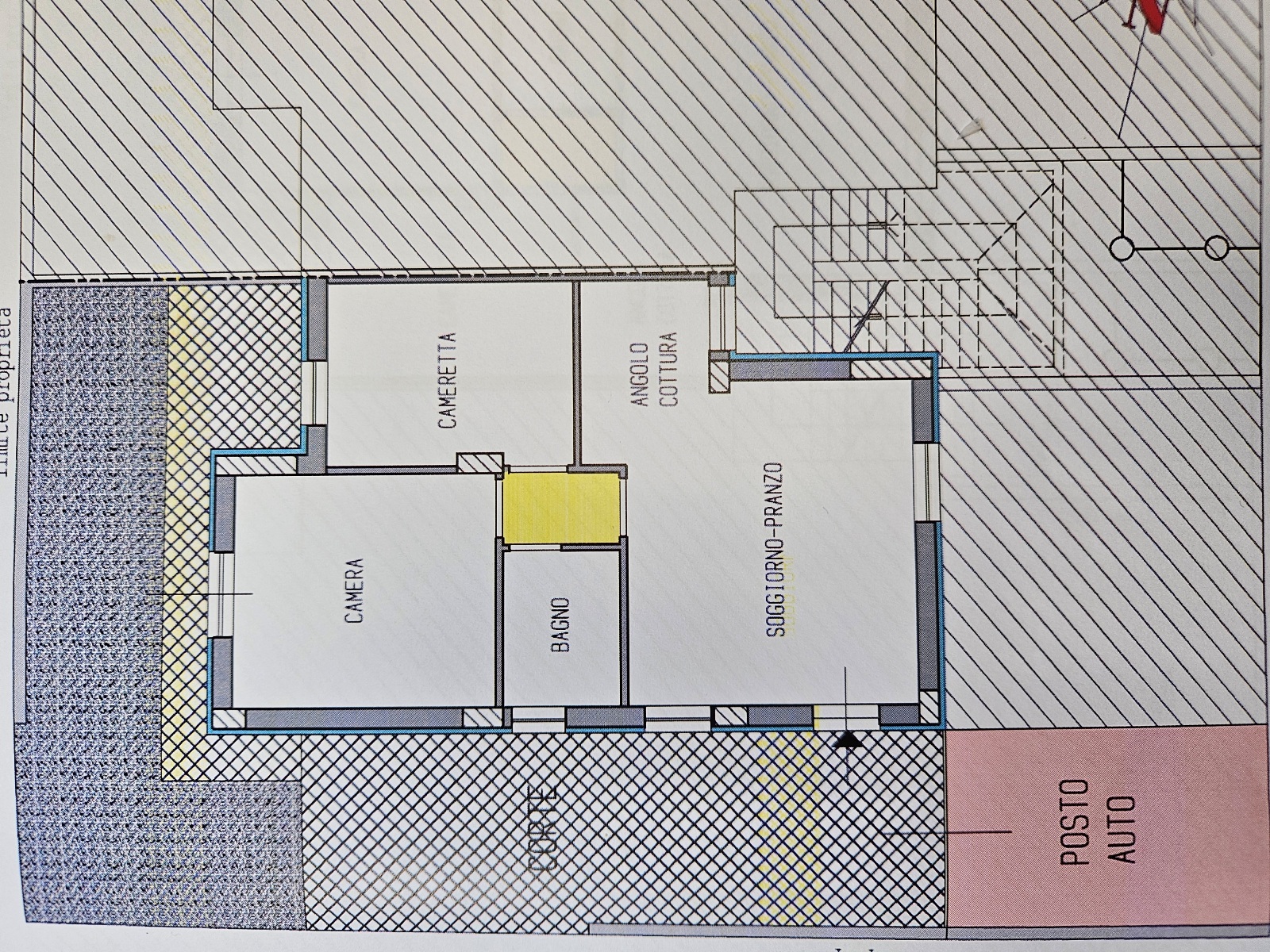 SPLENDIDO TRILOCALE PIANO TERRA INDIPENDENTE SECONDA FILA MA 3